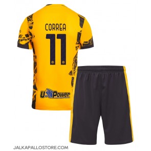 Inter Milan Joaquin Correa #11 Kolmaspaita Lapsille 2024-25 Lyhythihainen (+ shortsit)